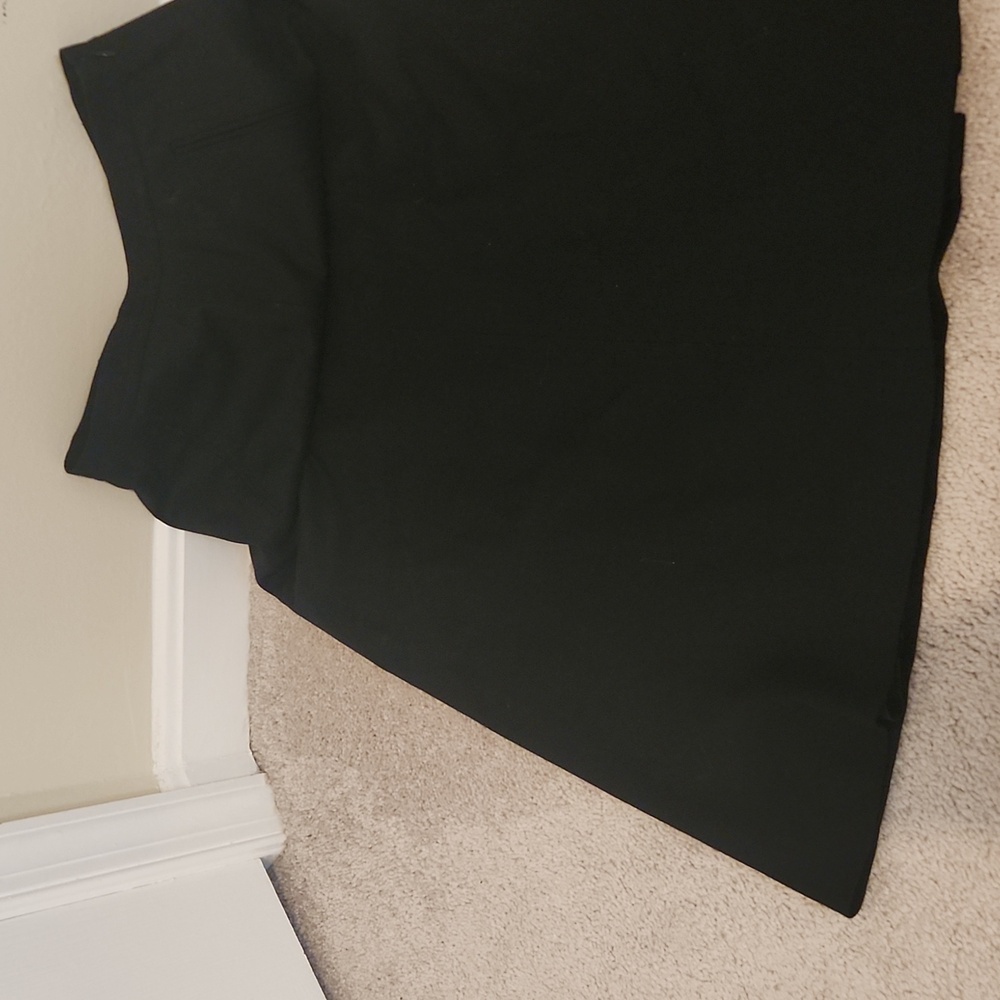 Black Italian Wool Skirt
